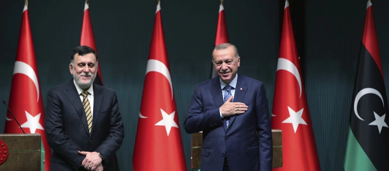 Μέχρι τέλους στη Λιβύη ο Ρ.Τ.Ερντογάν - Πήρε 16 και περιμένει άλλα 19 δις δολάρια από τον Σάρατζ σε έργα